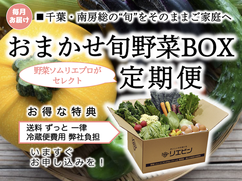 「おまかせ旬野菜BOX」定期便がスタートしました